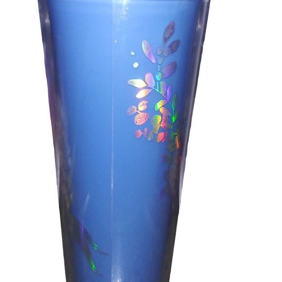 Starbucks Blue Mermaid Color Changing Rainbow 2021 Holiday Coffee Tumbler 24oz - Picture 4 of 7